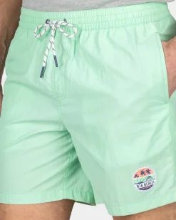 Effen zwembroek - Teal Green