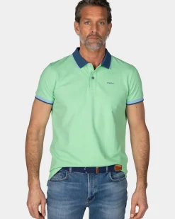 Felgroene sportieve polo