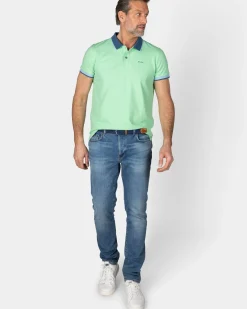 Felgroene sportieve polo