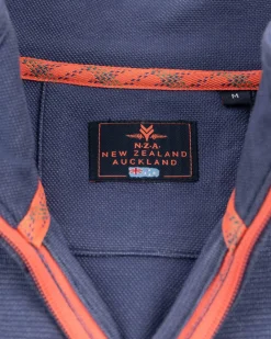 Fleece sweater met rits - Dusk Navy