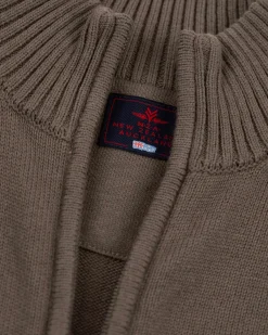 Gebreid vest met rits - Misty Army