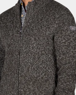 Gemêleerd grijs wollen vest - Ash Grey