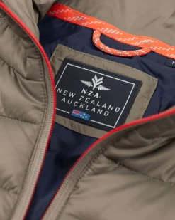 Gewatteerde jas met softshell - Misty Army