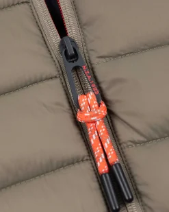 Gewatteerde jas met softshell - Misty Army