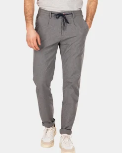 Grijze katoenen chino - Light Grey