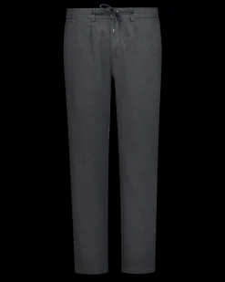 Grijze twill chino - Grey Melange