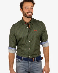 Groene blouse met lange mouw Roundabout - Rock Green