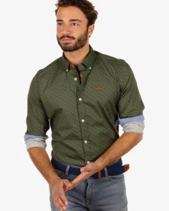 Groene blouse met lange mouw Roundabout - Rock Green