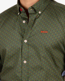 Groene blouse met lange mouw Roundabout - Rock Green
