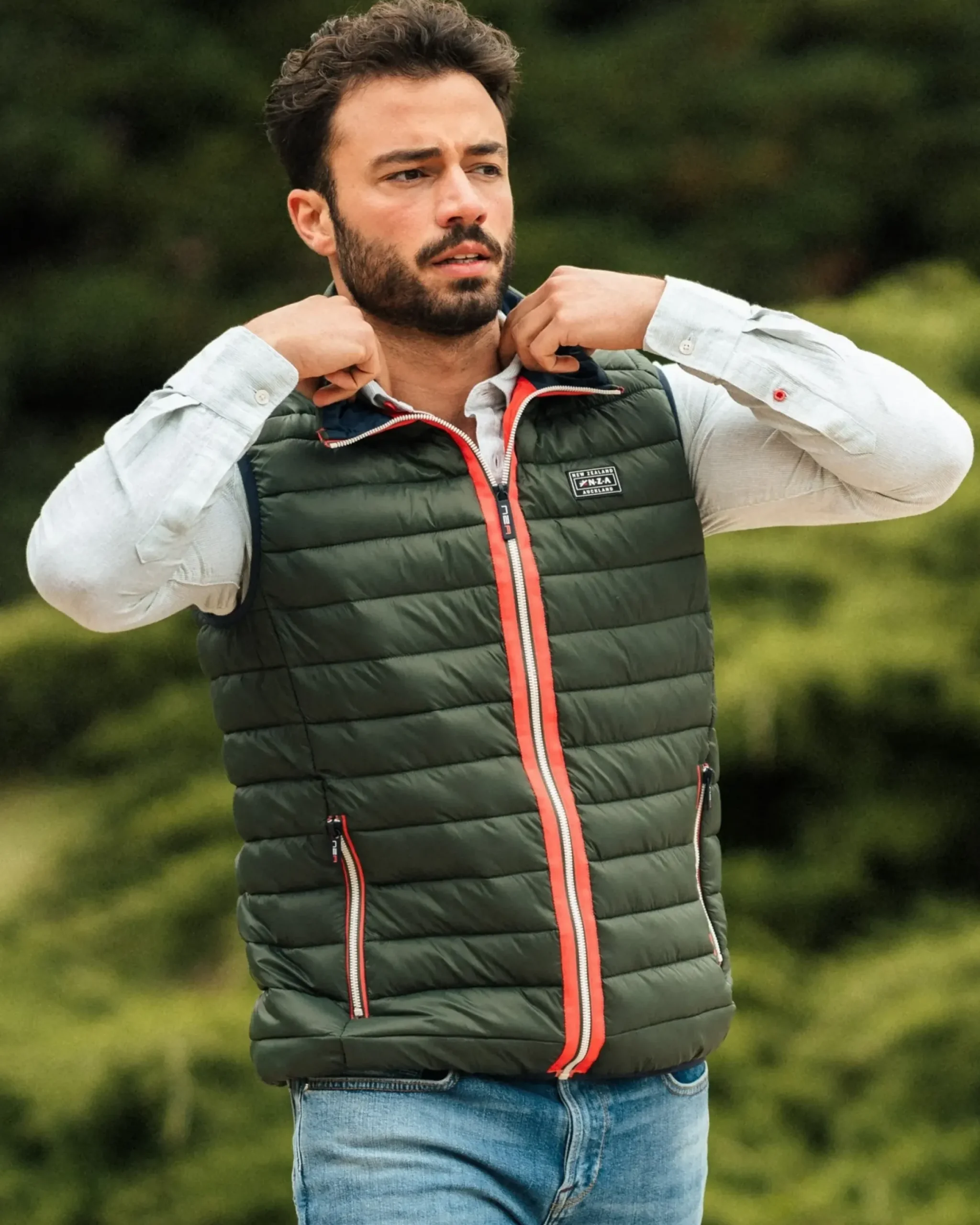 Groene bodywarmer