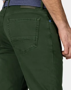 Groene gekleurde spijkerbroek