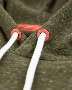 Groene hoodie met witte streep - Jacket Army