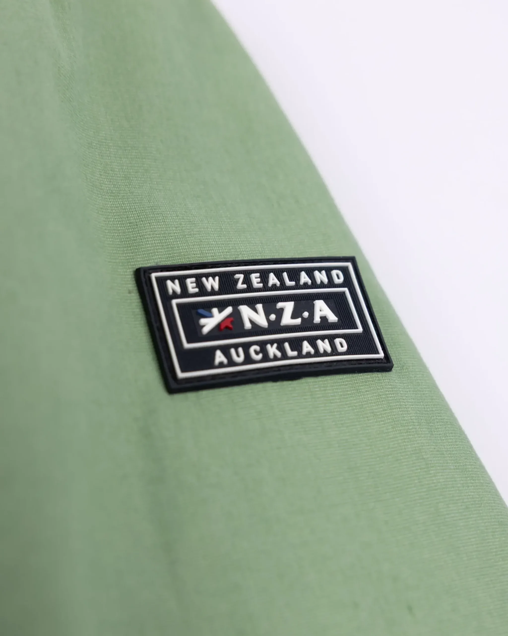 Groene katoenen bomber