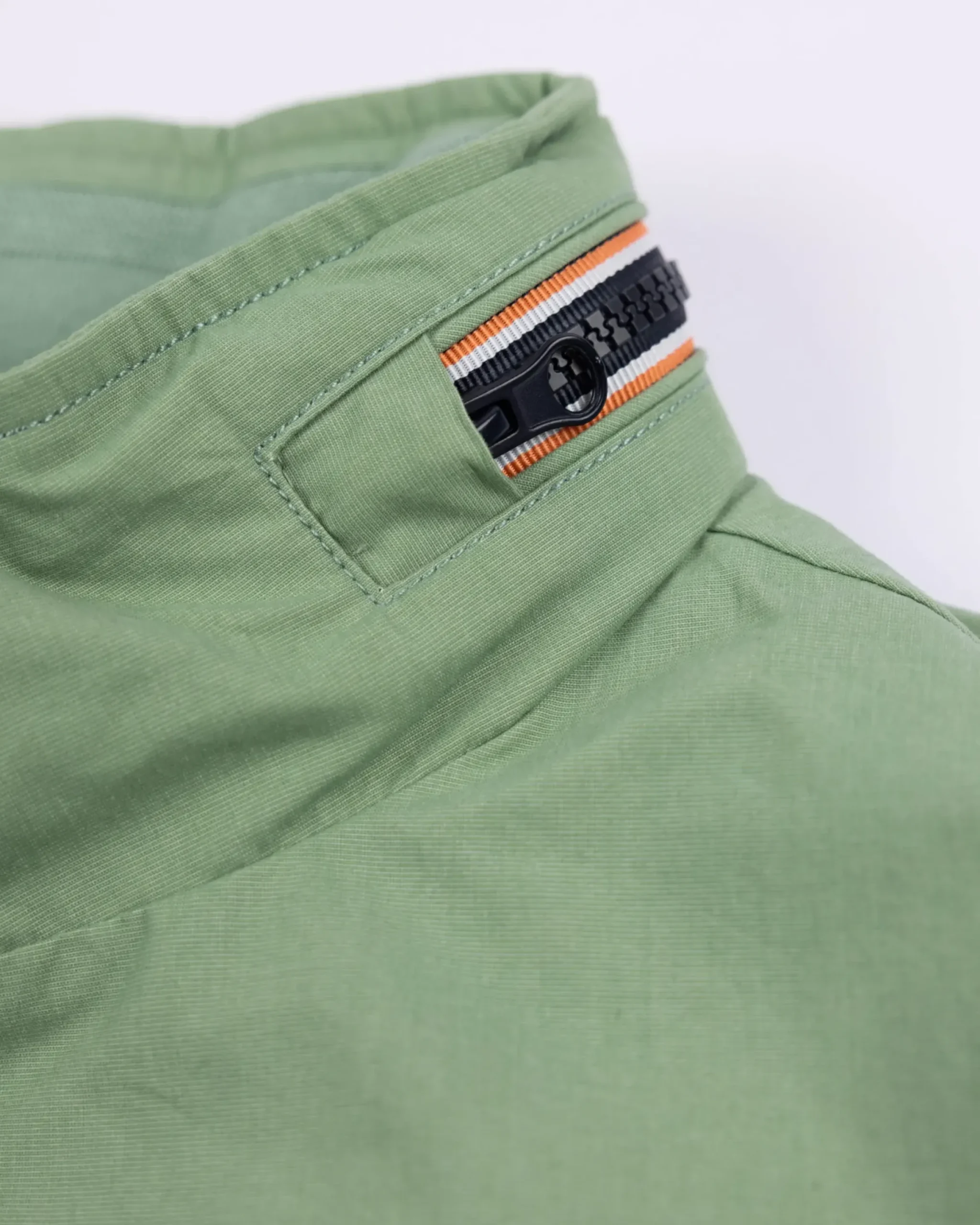 Groene katoenen bomber
