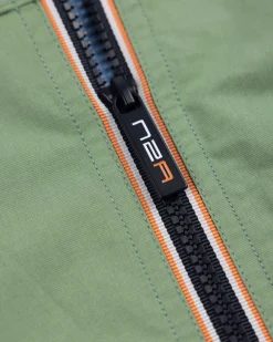 Groene katoenen bomber