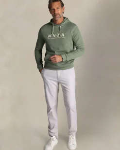 Groene katoenen hoodie