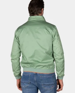 Groene twill bomber