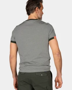 Groen katoenen t-shirt