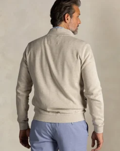 Groen katoenen vest met rits