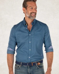 Heritage overhemd - Charcoal Navy