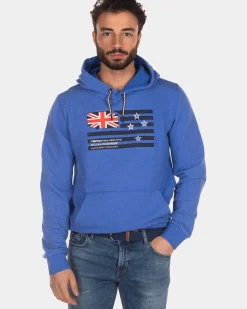 Hoodie met vlag - Intense Cobalt
