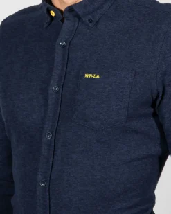 Indigo katoenen overhemd Oterei - Ink Navy