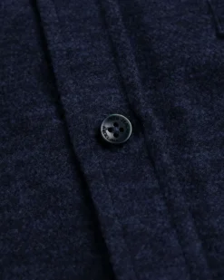 Indigo katoenen overhemd Oterei - Ink Navy