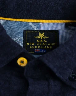 Indigo katoenen overhemd Oterei - Ink Navy