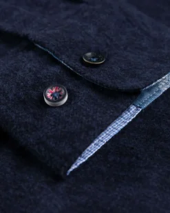Indigo katoenen overhemd Oterei - Ink Navy
