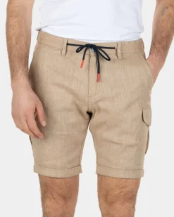 Katoenen cargo korte broek