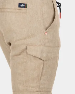 Katoenen cargo korte broek
