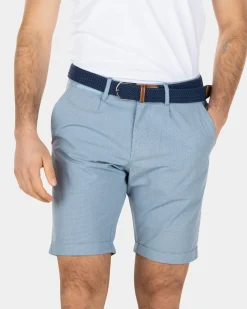 Katoenen chino korte broek - Bright Sky