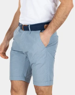 Katoenen chino korte broek - Bright Sky