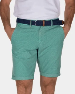 Katoenen chino korte broek Hamilton - Aquamarine