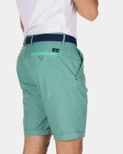 Katoenen chino korte broek Hamilton - Aquamarine