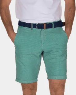 Katoenen chino korte broek Hamilton - Aquamarine
