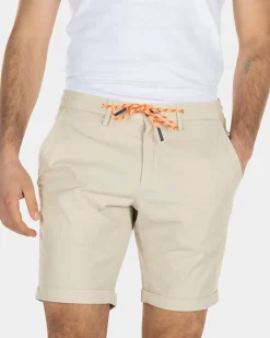 Katoenen chino korte broek met aantrekkoord - Light Kit