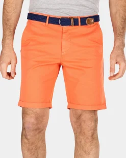 Katoenen chino shorts - Golden Orange