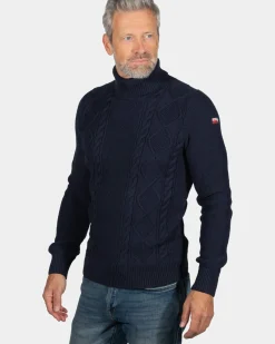 Katoenen coltrui Erskine - Ink Navy