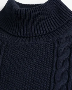 Katoenen coltrui Erskine - Ink Navy