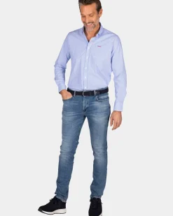 Katoenen lichtblauw overhemd - Light Blue