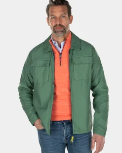 Katoenen overshirt met ritssluiting - Active Army