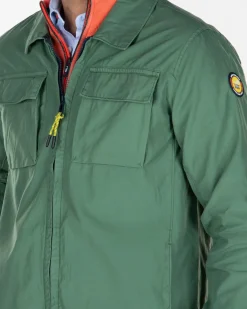 Katoenen overshirt met ritssluiting - Active Army