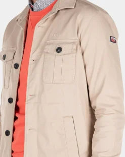 Katoenen overshirt - Shimmering Sand