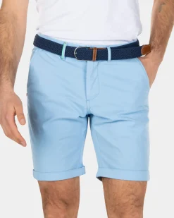 Katoenen stretch chino shorts - Bright Sky