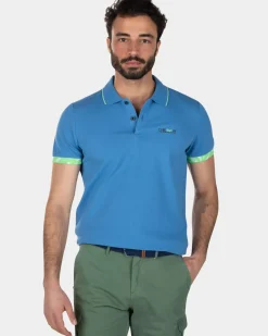 Katoenen stretch polo