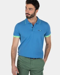 Katoenen stretch polo