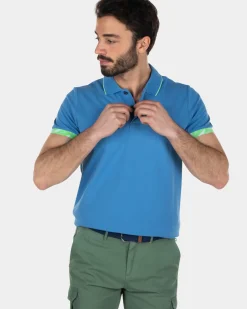 Katoenen stretch polo