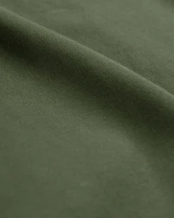 Katoenen trui met rits Urenui - Rock Green