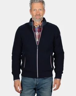 Katoenen vest Fish - Ink Navy